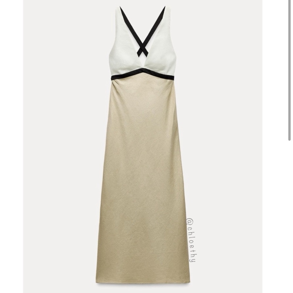 ZARA linen dress